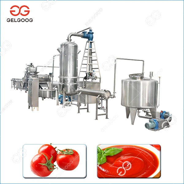 Barisan pengeluaran sos tomato